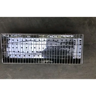 khay nướng than hoa kèm vỉ inox 42*21*11cm