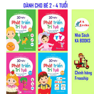 Sách - 30 Ngày Phát Triển Trí Tuệ Dành Cho Trẻ Từ 2 - 4 Tuổi