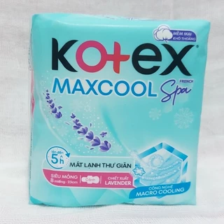 Băng vệ sinh Kotex Max Cool siêu mỏng cánh 23cm x 8 miếng