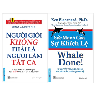 Sách - Combo Người Giỏi Không Phải Là Người Làm Tất Cả + Sức Mạnh Của Sự Khích Lệ - First News