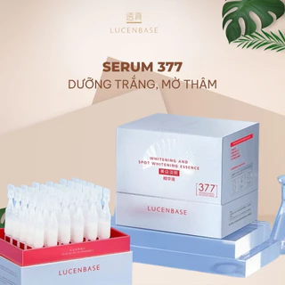 Hộp 30 ống tinh chất serum 377 Lucenbase hỗ trợ làm trắng sáng da, mờ thâm