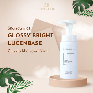 Sữa rửa mặt Glossy Bright Lucenbase 150ml làm sạch da