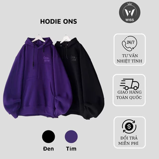 HOODIE NỈ BÔNG ONS Vãi Nỉ Bông Dày dặn Form Ulzzang Unisex ( Có Ảnh Thật)