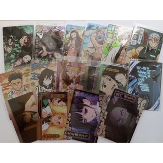 [CHÍNH HÃNG] Card Kimetsu No Yaiba. KNY, Demon Slayer, Tanjirou, Giyuu, Inosuke, Nezuko, Shinobu, Mitsuri, Muichirou