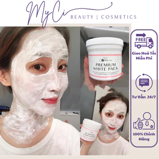 Mặt Nạ Ủ Trắng Bạch Tạng Nhật Bản BebeBebe Pro Premium White Pack 400gr. Kem Ủ Dưỡng Trắng Da Cấp Tốc Mờ Thâm Nám