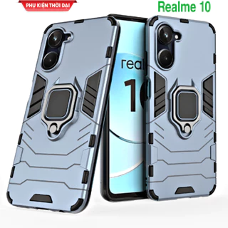 Ốp lưng Oppo Realme 10 / Realme C17 / Realme 7i chống sốc Iron Man Iring cao cấp siêu bền giá đỡ xem phim