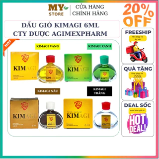 ( Chính Hãng) Dầu Gió Kimagi Hương Nguyên Bản/Hương Nước Hoa 6ml