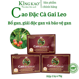 Cà gai leo KingKao dạng cao đặc hỗ trợ bổ gan giải độc gan xơ gan gan nhiễm mỡ giúp giải rượu mát gan giảm mụn