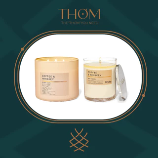 COFFEE & WHISKEY |  Nến thơm 3 bấc 1 tim Bath And Body Works 3-Wick Scented Candles