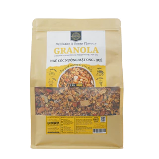 Ngũ cốc sấy quế, mật ong - GRANOLA honey and cinamon The Nuts Valley