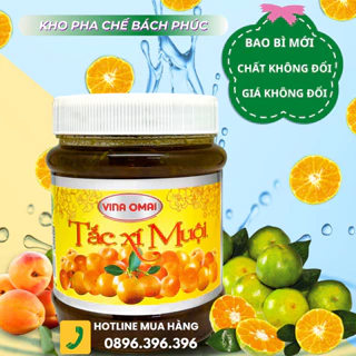 Mứt Tắc xí muội hãng VINA OMAI - Chuẩn trà tắc - Nguyên Liệu Pha Chế Trà tắc - Kho Pha Chế Bách Phúc