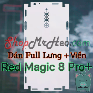 Dán Dẻo PPF Full Sau Lưng Viền Nubia Red Magic 8 Pro+ (Trong Và Nhám) - PPF 4 Lớp Dễ Dán