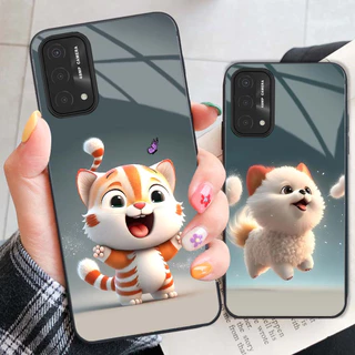 Ốp Lưng Oppo A54, A55, A74, A94, A95 4G Thiết kế bộ 12 con giáp siêu cute