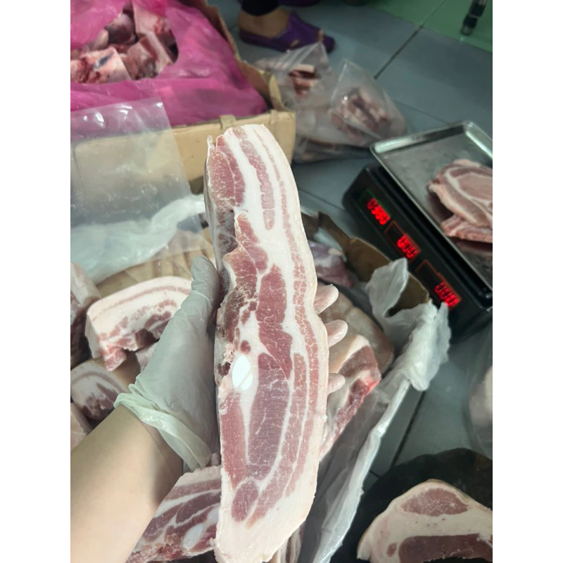 BA RỌI HEO RÚT SƯỜN 800g (giao tphcm)