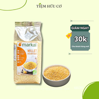 Hạt kê hữu cơ đã bóc vỏ Markal 500g giàu protein,ăm thay cơm,nấu chè ,làm sữa hạt