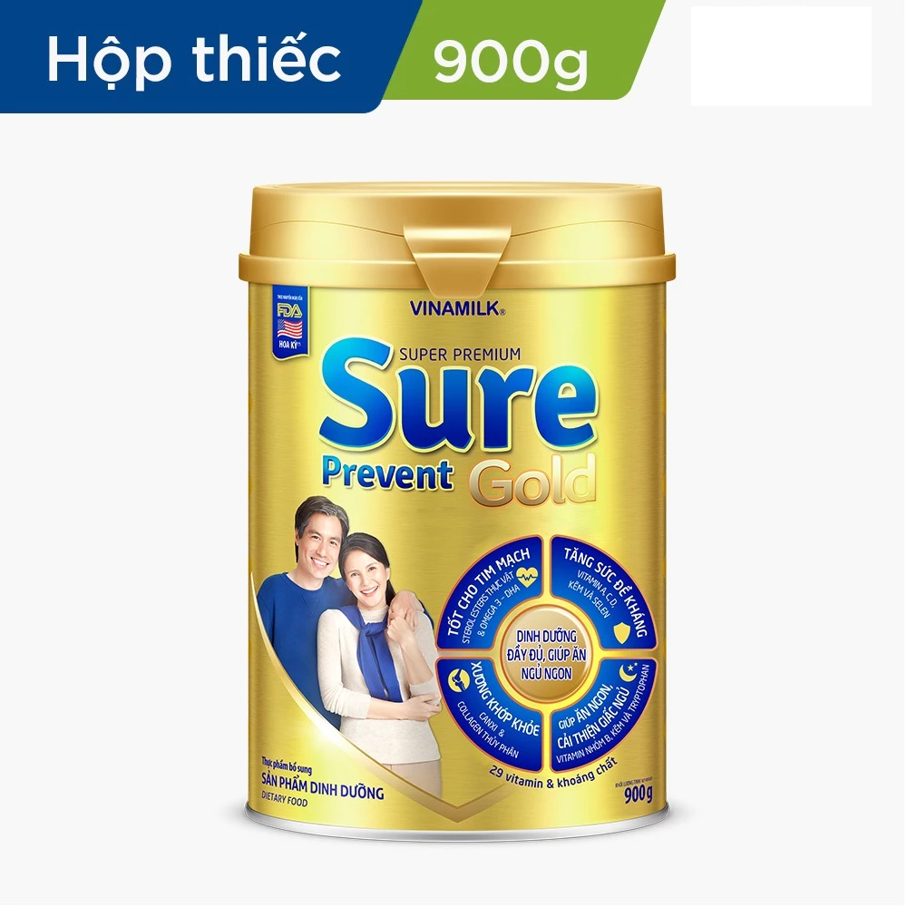 Sữa bột Vinamilk Sure Prevent 900g_Subaby