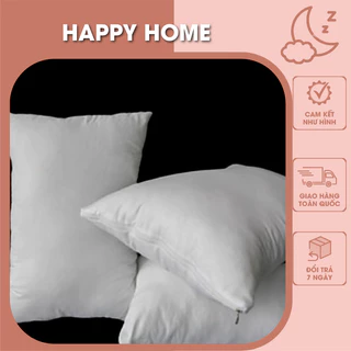 Ruột gối hơi bông gòn trắng tinh khiết HAPPY_HOME gối đầu nằm êm ái hỗ trợ đầu và cổ (giá tiền 1 chiếc)