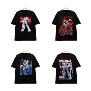 BST Áo thun Gundam. Mẫu hình in sắc nét. Áo thun Unisex in hình nhân vật yêu thích.