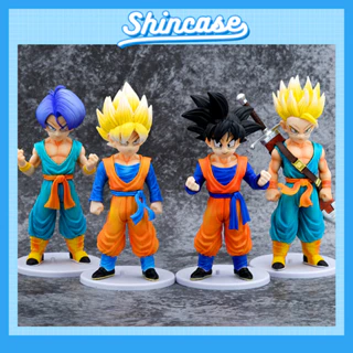 Mô hình Dragon Ball Songoku tóc vàng, tóc đen Trunks tóc tím  hàng siêu chất cao 18-20cm,figure mô hình 7 viên ngọc rồng