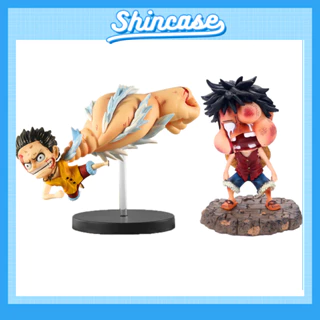 Mô hình One Piece Luffy bị đánh bầm dập siêu dễ thương cao 12-15cm , figure mô hình one piece - Shin Case