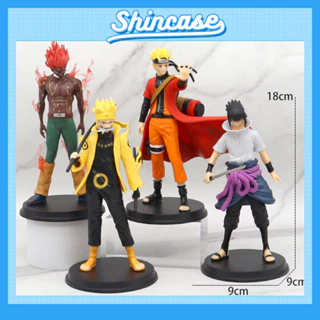 Mô hình Anime 4 nhân vật Naruto Lục Đạo, Naruto Hiền Nhân, Sasuke Might Guy, Shippuuden cao 18cm - Shin Case