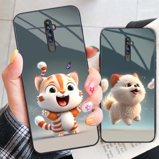 Ốp Lưng Oppo Reno, Reno 2, Reno 2F Thiết kế bộ 12 con giáp siêu cute