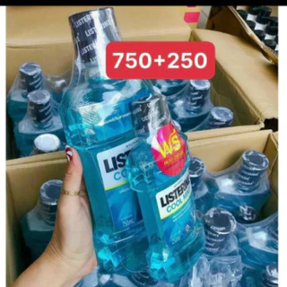 Nước Súc Miệng Giữ Hơi Thở Thơm Mát Listerine Thái lan 750 & 250 ml