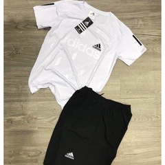 (HÀNG CHẤT) Bộ hè nam, Bộ thể thao nam Adidas cộc tay chất liệu thun lạnh mềm mịn