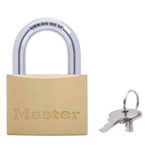 [Hỏa tốc HCM] Ổ khóa Master Lock 1904 D thân đồng 60mm 2 chìa răng cưa - MSOFT