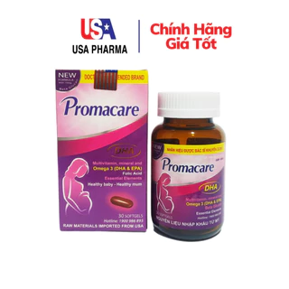 Viên uống bổ tổng hợp cho bà bầu PROMACARE DHA bổ sung DHA ,Acid Folic cho phụ nữ có thai - Lọ 30 viên