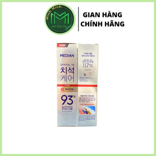 [ Shopee Trợ giá ]- Kem Đánh Răng Median 93% Trắng Sáng Răng Hàn Quốc 120g