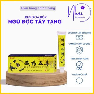 [Chính hãng] Kem xoa bóp Ngũ Độc Tây Tạng hỗ trợ giảm đau nhức cơ xương khớp hàng chính hãng tuýp 20Gr