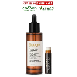 Combo Tinh chất bí đao sạch mụn cocoon 70ml + Son dưỡng dầu dừa Bến Tre cocoon 5g