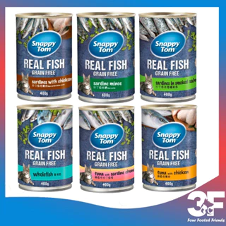 Pate Snappy Tom Lon Real Fish Làm Từ Cá Trích Lon 400g