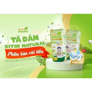 Tã Quần / Tã dán đủ size  KITIN NATURAL tinh chất trà xanh kháng khuẩn khô thoáng mõng mịn thấm hút cực tốt