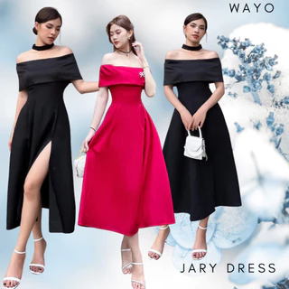 [Jary Dress] Đầm WAYO thiết kết trễ vai xẻ tà dự tiệc sang trọng