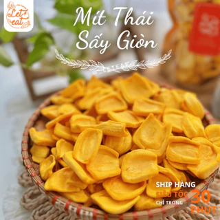 Mít Sấy Giòn Nguyên Cánh 300g, Không Đường Ngọt Tự Nhiên Thơm Ngon Giòn Rụm, Hàng Loại A Xuất Khẩu