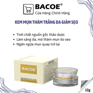 Kem mụn BACOE Kem MỤN THÂM TRẮNG DA GIẢM SẸO BACOE KEM BACOE 12g 20g 25g