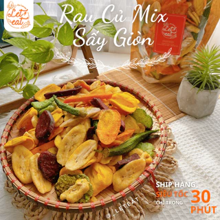 Rau củ Sấy/ Trái Cây Sấy Giòn 400g, thơm ngon, giòn ngọt tự nhiên HÀNG NGUYÊN XUẤT KHẨU