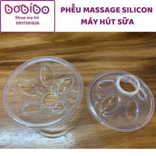 Phễu Massage Silicon dùng cho máy hút sữa Medela Pump, Swing, Freestyle, Sonata, Spectra, Unimom, Avent, FTAZ BABY