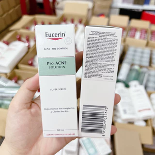 Eucerin Tinh chất loại sạch mụn không viêm ProAcne Super Serum 30ml