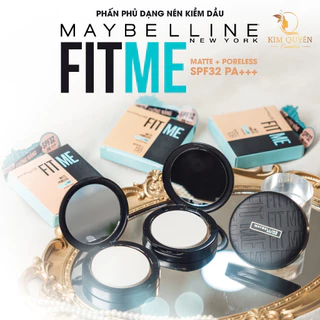 Phấn Nền Kiềm Dầu Chống Nắng 16H SPF32 Mịn Lì Fit Me Maybelline New York Compact 6g