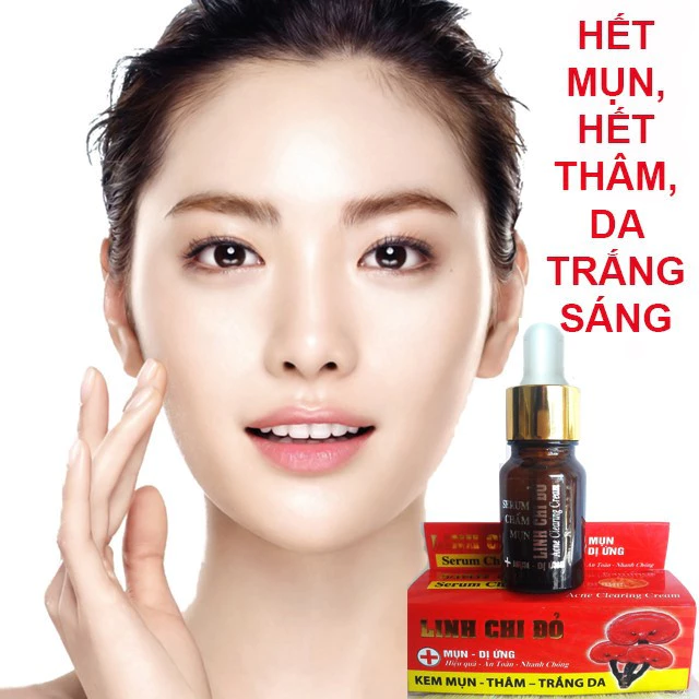 Hàng chính hãng - Serum chấm mụn – Giảm Thâm – Trắng da LINH CHI ĐỎ (10ml)