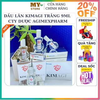 (Chính Hãng) Dầu Lăn Kimagi Trắng 9ml