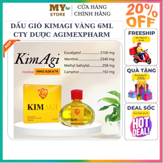 (Chính Hãng) Dầu Gió Kimagi Vàng Hương Nước Hoa 9ml