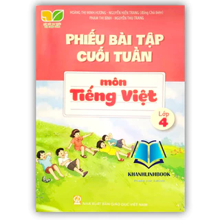 Sách - Phiếu bài tập cuối tuần môn Tiếng việt lớp 4