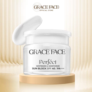 Kem Dưỡng Trắng Da Chống Nắng Giữ Ẩm GRACE FACE SUN BLOCK PERFECT 30gr