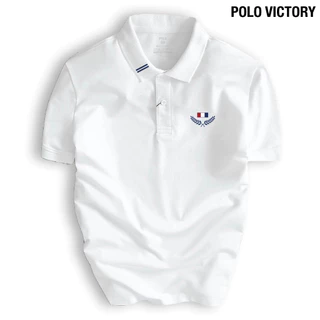 Áo thun POLO VICTORY nam cổ bẻ BASIC CVC co dãn 4 chiều form gerular fit sang trọng