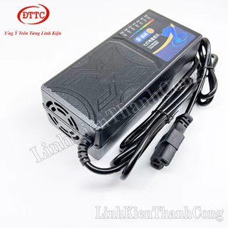 Sạc Xe Điện Tự Ngắt Khi Đầy, Chống Phồng Bình 36V 48V 60V 72V 84V 12Ah 20Ah Loại 6 Đèn Báo, 7 Đèn Báo