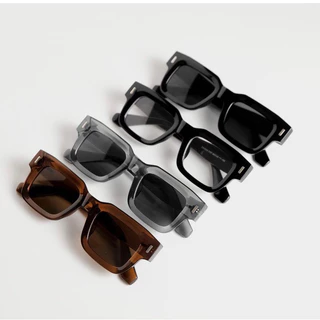 Kính nam nữ Kubo viền dày thiết kế đơn giản, dáng unisex có thể lắp cận, làm kính mát C77 Jolie eyewear